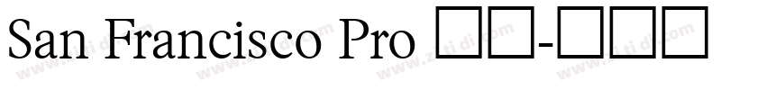 San Francisco Pro 字体字体转换
